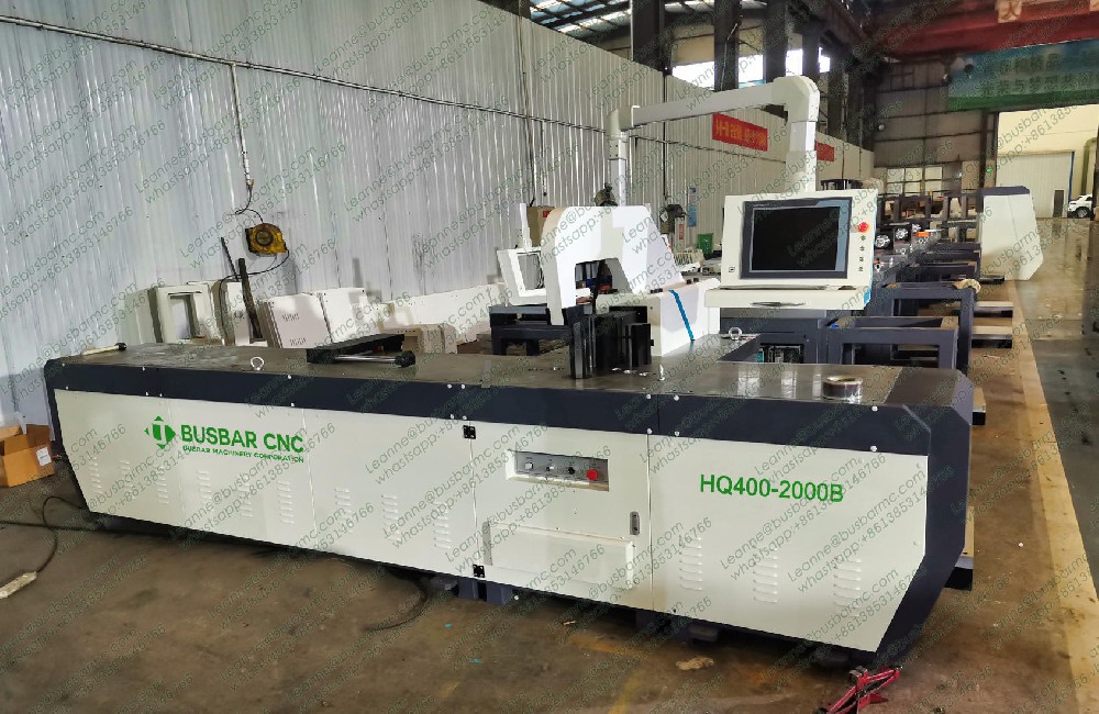 Mesin Bending Busbar Tembaga CNC HQ400-2000B Presisi Tinggi