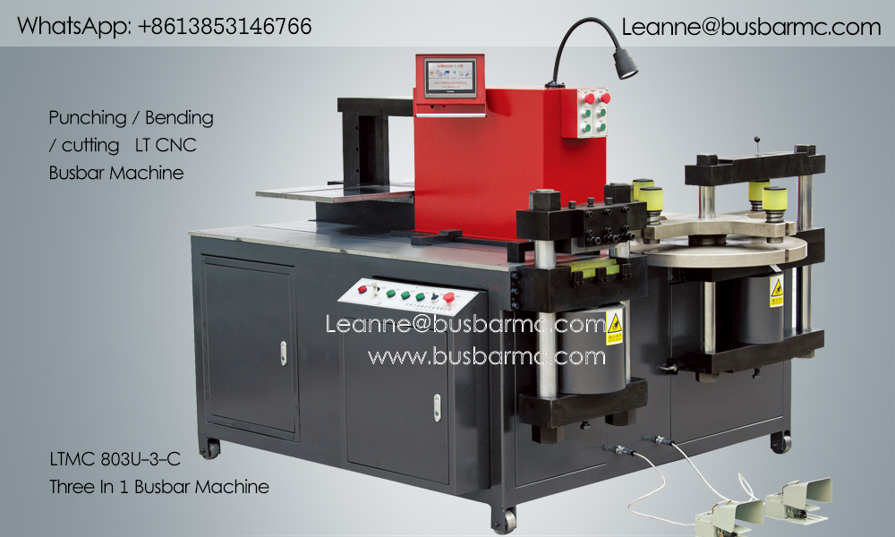 Mesin Busbar CNC 803U-3-C Otomatis | Alat Punching, Cutting, Bending Tembaga untuk Fabrikasi Transformator & Panel Listrik