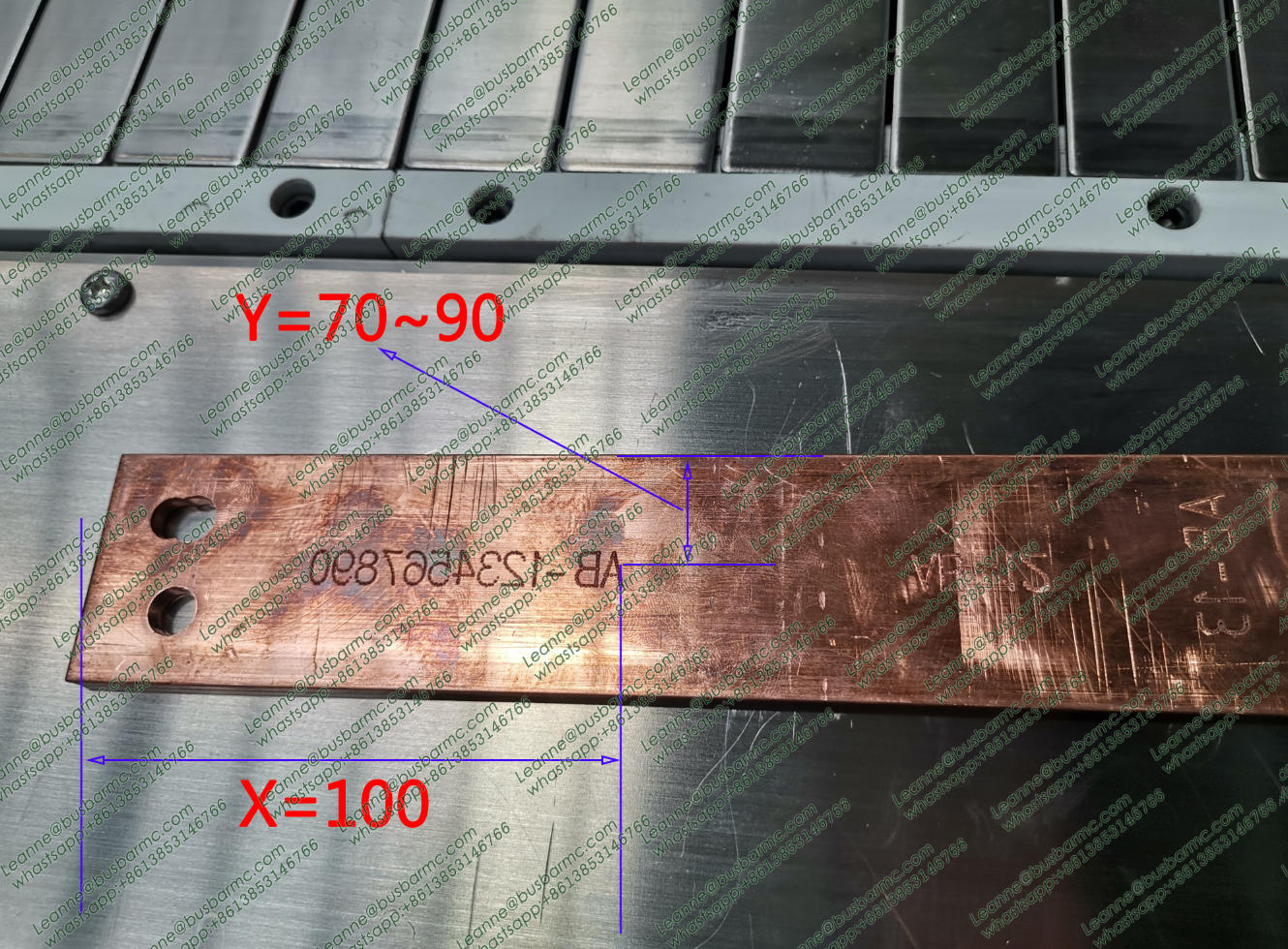 Mesin Marking Pneumatik untuk Busbar Tembaga & Aluminium | Alat Ketok Label Panel Listrik Otomatis | Sistem Penomoran Busbar CNC